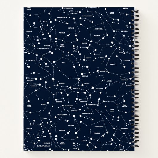 Star Constellations notebook Notitieboek (Achterkant)