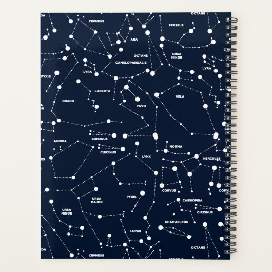 Star Constellations Planner-Notitieboek Planner (Achterkant)