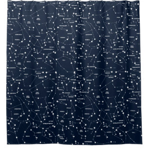 Star Constellations Shower Curtain Douchegordijn