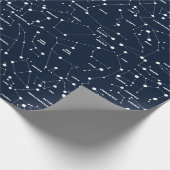 Star Constellations Wrapping Paper Cadeaupapier (Hoek)