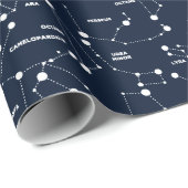 Star Constellations Wrapping Paper Cadeaupapier (Rol Hoek)
