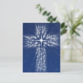 Star Cross #6 - Briefkaart verticaal blauw (Staand voorkant)