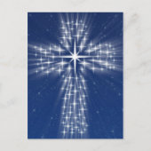 Star Cross #6 - Briefkaart verticaal blauw (Voorkant)