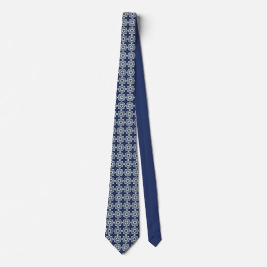 Star Cross Blue Neck Tie Stropdas (Voorkant)