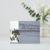 Star Crossed Lovers Shakespeare Graffiti NYC Briefkaart (Staand voorkant)