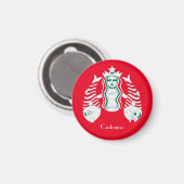 Star-Crown Queen Mermaid Thunder_Cove Magneet (Voorkant / Achterkant)