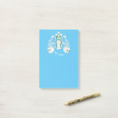 Star-Crown Queen Mermaid Thunder_Cove Post-it® Notes (Op bureau)