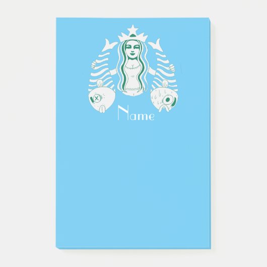 Star-Crown Queen Mermaid Thunder_Cove Post-it® Notes (Voorkant)