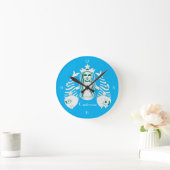 Star-Crown Queen Mermaid Thunder_Cove Ronde Klok (Huis)