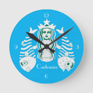 Star-Crown Queen Mermaid Thunder_Cove Ronde Klok