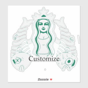 Star-Crown Queen Mermaid Thunder_Cove Sticker