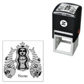 Star-Crown Queen Mermaid Thunder_Cove Zelfinktende Stempel (In situ)