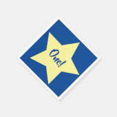 Star Cute Kind Birthday Party Space Servet (Hoek)