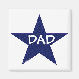 Star Dad Magnet