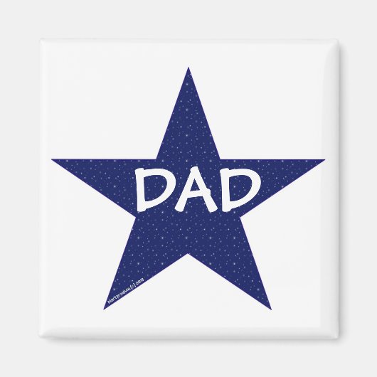 Star Dad Magnet (Voorkant)
