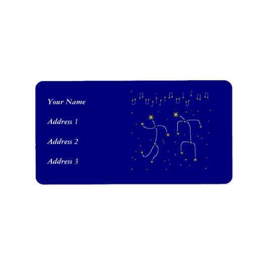 Star Dance Etiket (Voorkant)