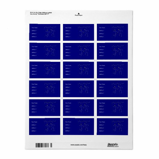 Star Dance Etiket (Full Sheet)