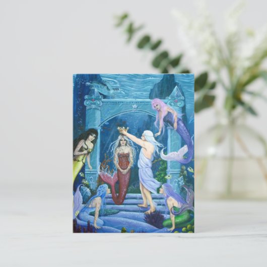 Star Dancer-The Crowning of Ariel door Lori Karels Briefkaart (Staand voorkant)