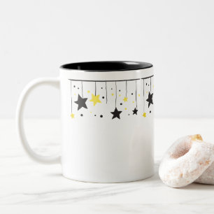 Star Dangle-Mok Tweekleurige Koffiemok