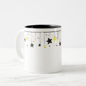 Star Dangle-Mok Tweekleurige Koffiemok (Voorkant links)