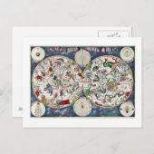 Star-diagram Briefkaart (Voorkant / Achterkant)