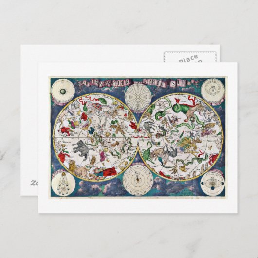 Star-diagram Briefkaart (Voorkant / Achterkant)