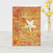 Star Digital Art Kaart (Gele Bloem)