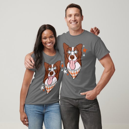 Star Dog grappig gezin T-shirt (Unisex)