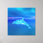 Star Dolphin Canvas Afdruk (Voorkant)