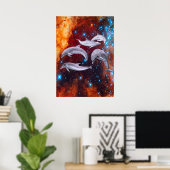 Star Dolphins Poster (Thuiskantoor)