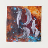 Star Dolphins Wandkleed (Voorkant (horizontaal))