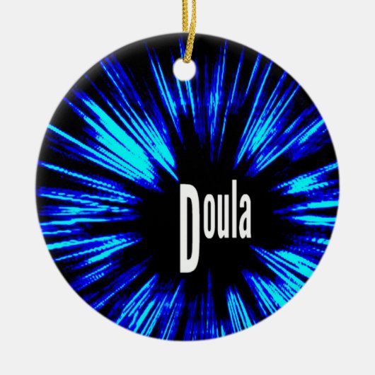 Star Doula Keramisch Ornament (Voorkant)