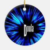 Star Doula Keramisch Ornament (Achterkant)