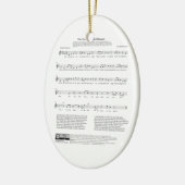 Star-draaiende banner National Anthem — muziekblad Keramisch Ornament (Links)