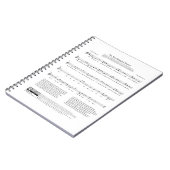 Star-draaiende banner National Anthem — muziekblad Notitieboek (Linkerzijde)