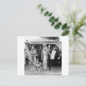 Star-draaiende verkoop: 1918 briefkaart (Staand voorkant)