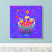 Star Dragon Canvas Afdruk (Insitu (Houten vloer))