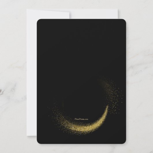 Star Dust Prom Invitation Kaart (Achterkant)