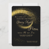 Star Dust Prom Invitation Kaart (Voorkant)