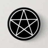 Star - Emo - Gothic - Button (Voorkant)