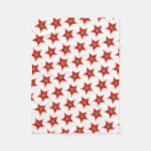 Star Emoji Poo Fleece Deken (Voorkant)