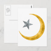 Star en Crescent Briefkaart (Voorkant / Achterkant)