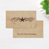 Star- en Pip Berry-Label Visitekaartje (Bureau)