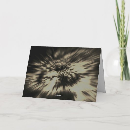 Star Explosion Birthday Kaart (Achterkant)