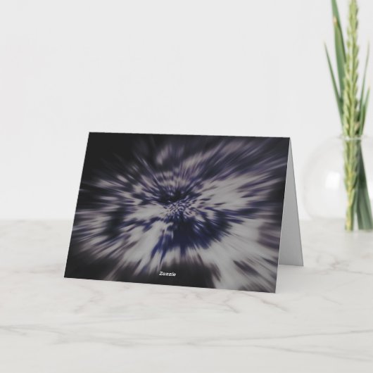 Star Explosion Birthday Kaart (Achterkant)