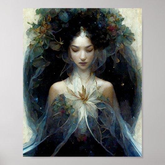 Star Fairy 2 Fantasy Art Poster (Voorkant)