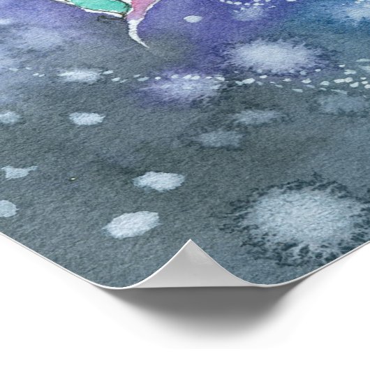 Star Fairy Faery Poster Print van Molly Harrison (Hoek)