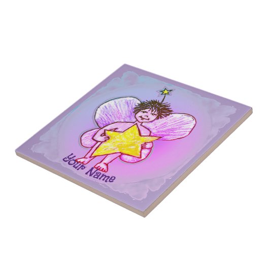 Star Fairy gift box Tegeltje (Zijkant)