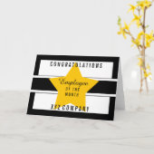 Star Felicitaties Medewerker van de Maand | Blanco Kaart (Gele Bloem)