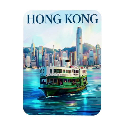 Star Ferry Hong Kong Magneet (Verticaal)